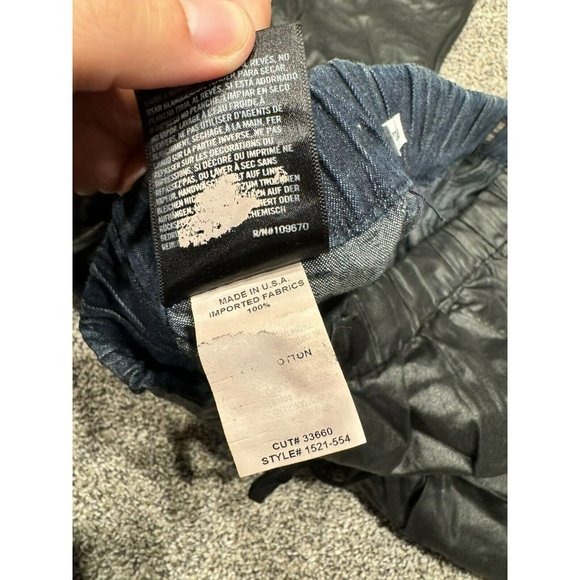 Citizen Of Humanity Kai Pant in Black Leatherette Large EUC - Picture 6 of 9